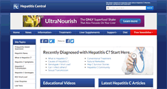 Desktop Screenshot of hepatitiscentral.com